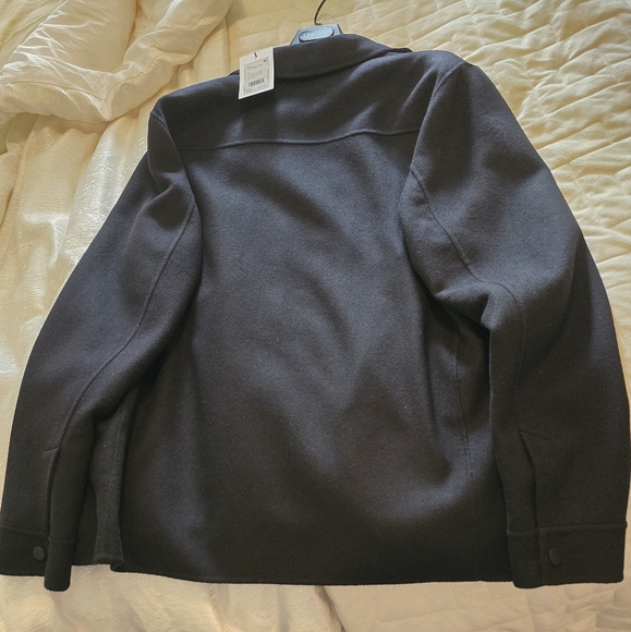 Theory 'Brand New' Men's Black Rye Overshirt DF - Picture 7 of 17